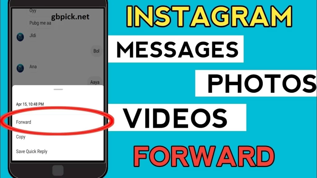 What is the process for forwarding an Instagram Direct text message to another contact?-gbpick.net